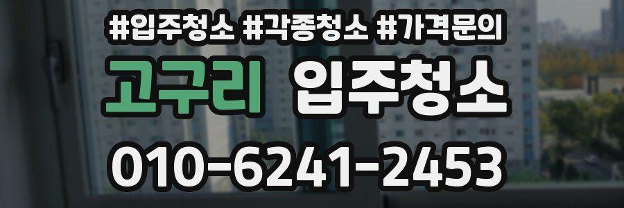 고구리 이사청소