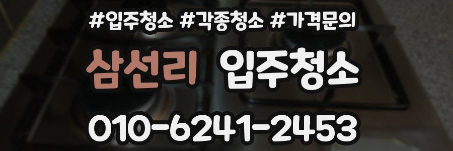 삼선리 이사청소