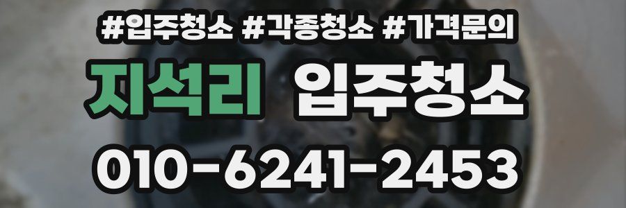 지석리 이사청소