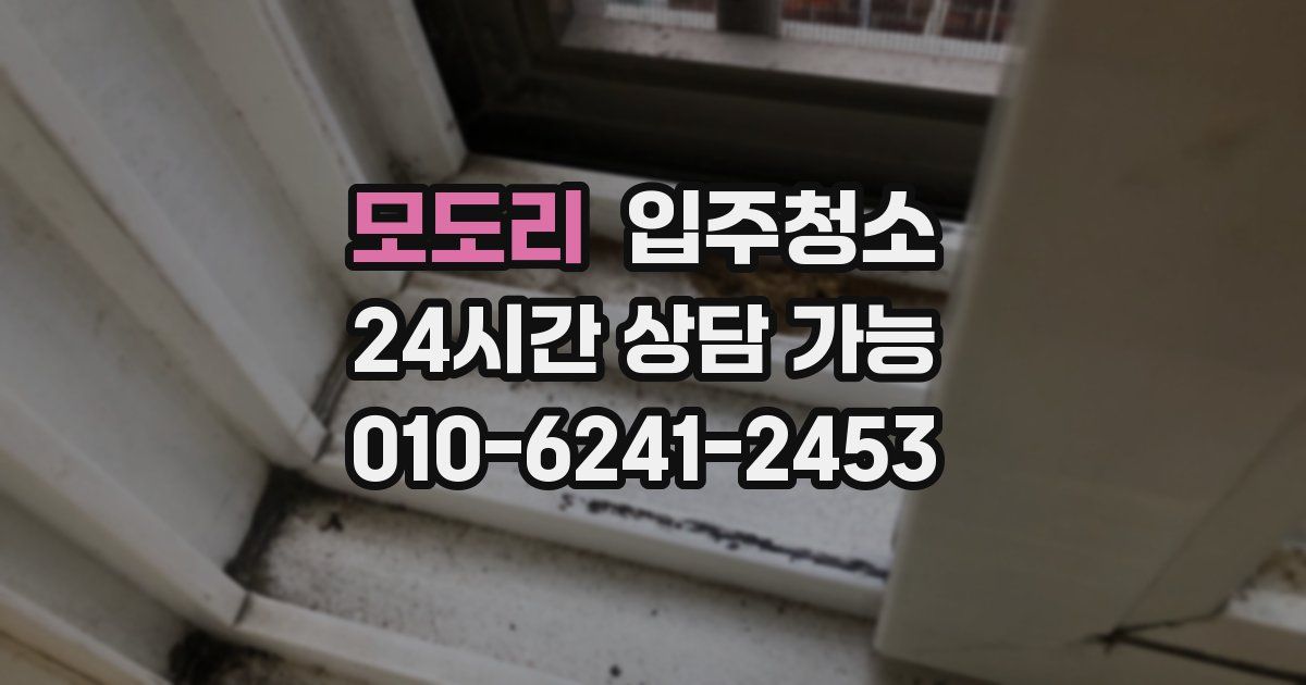 모도리 입주청소