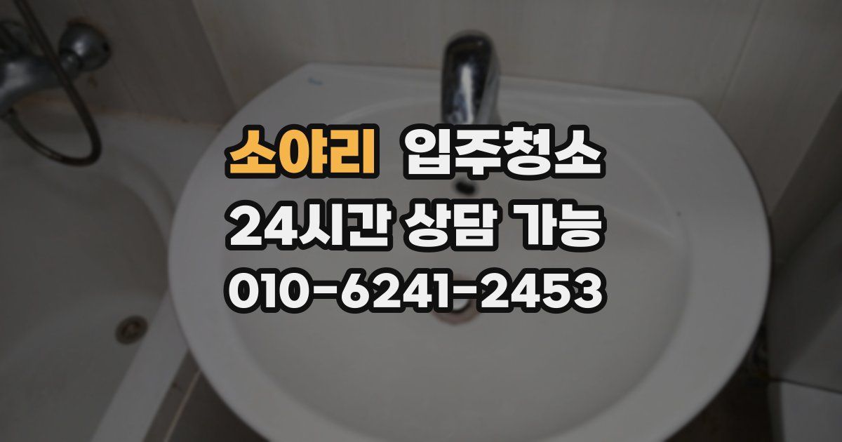 소야리 입주청소