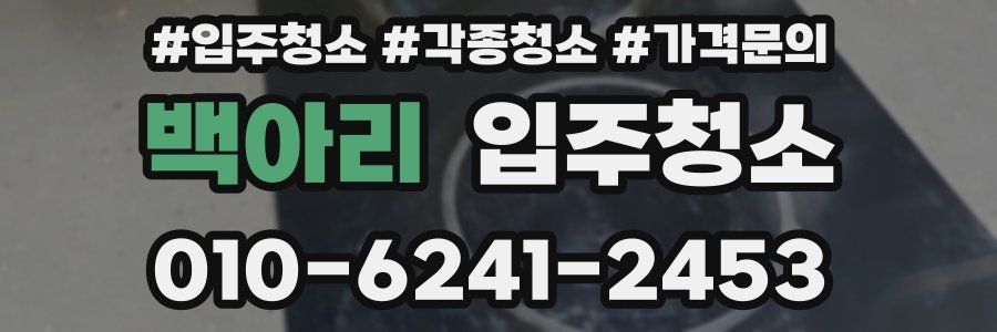 백아리 이사청소