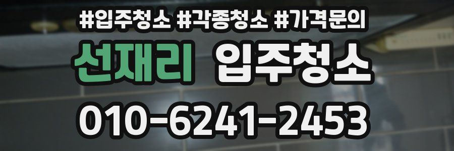 선재리 이사청소