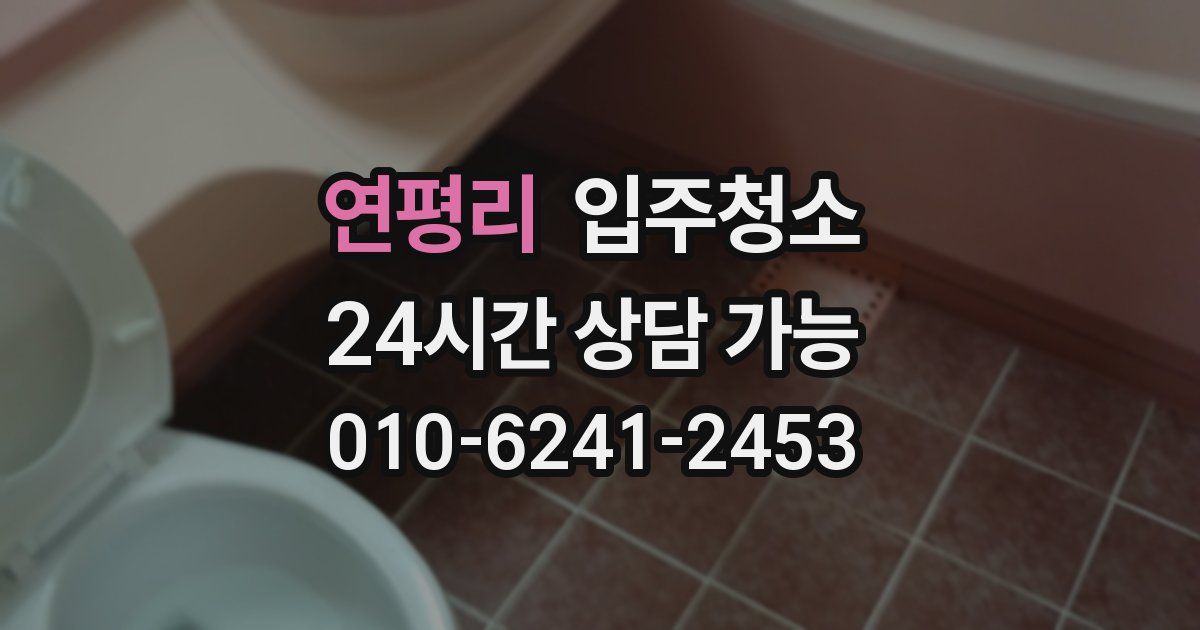 연평리 입주청소