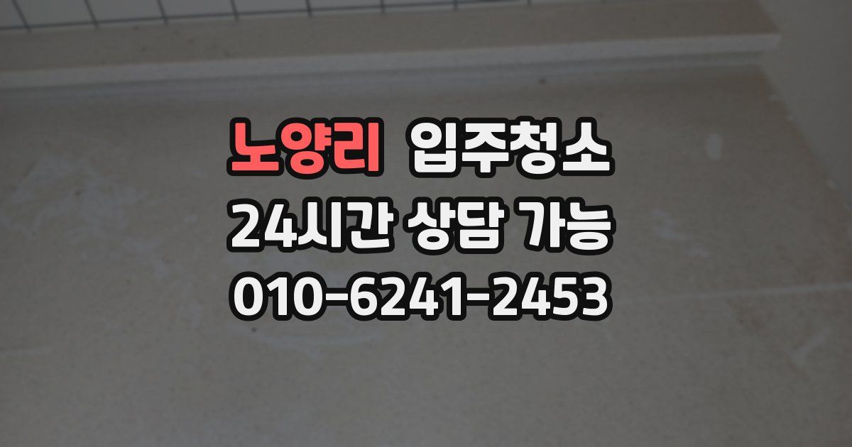 노양리 입주청소