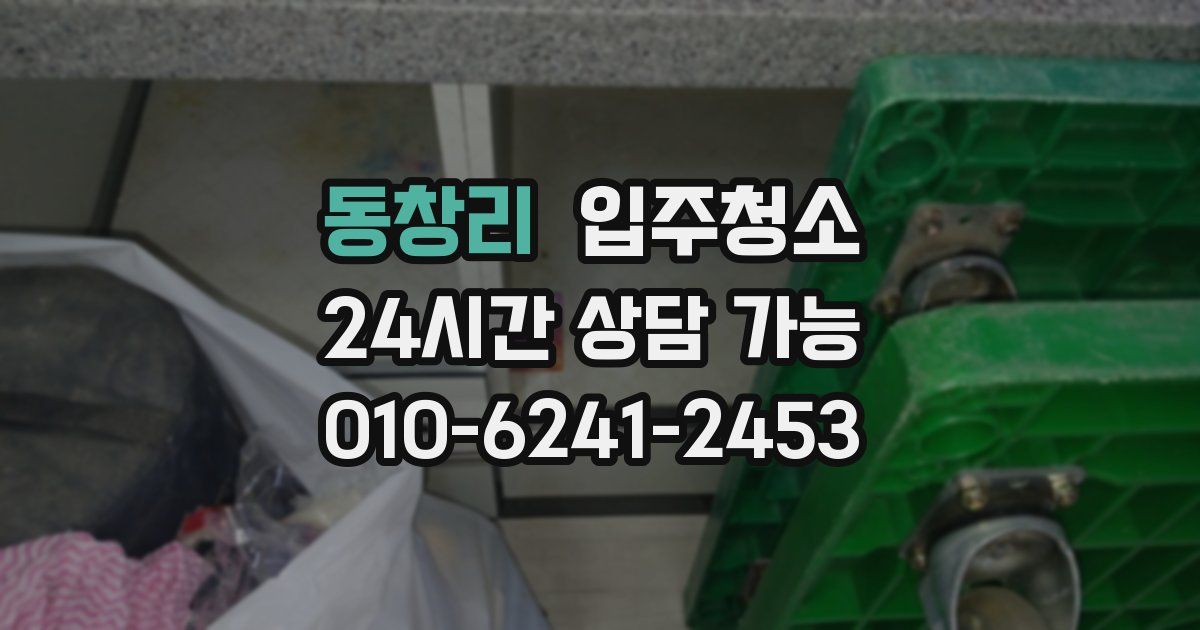 동창리 입주청소