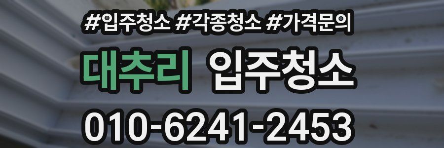 대추리 이사청소