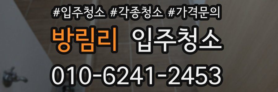 방림리 이사청소