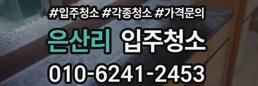 은산리 이사청소