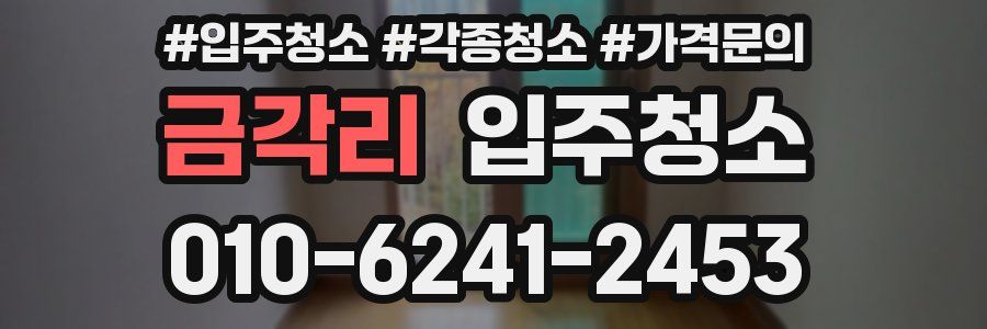 금각리 이사청소