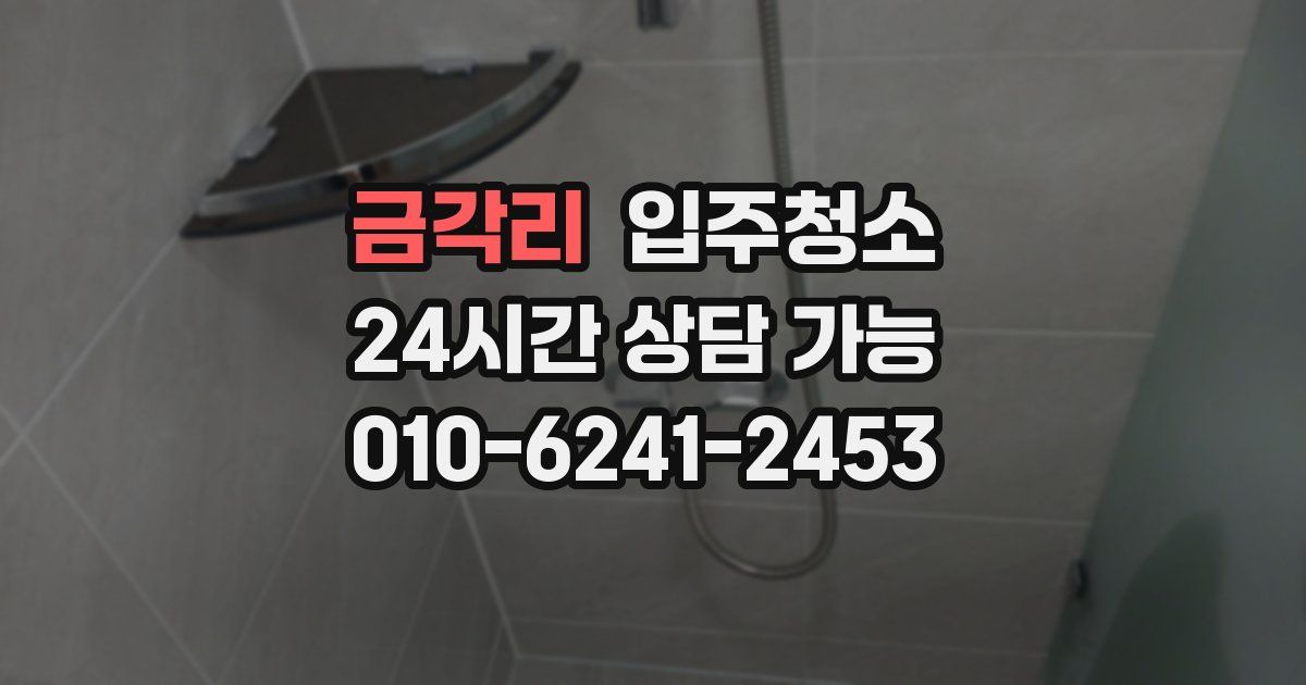 금각리 입주청소