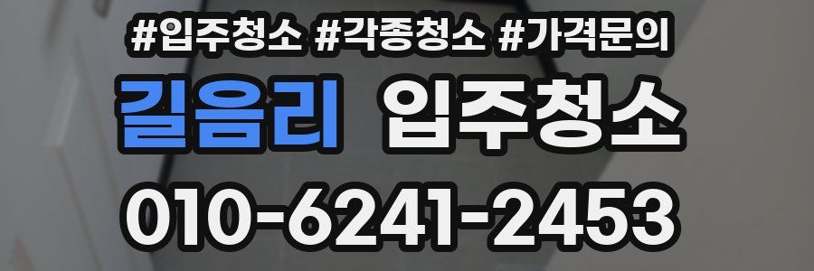 길음리 이사청소
