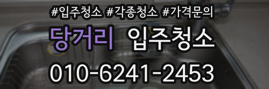 당거리 이사청소