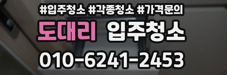 도대리 이사청소