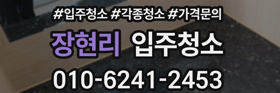 장현리 이사청소