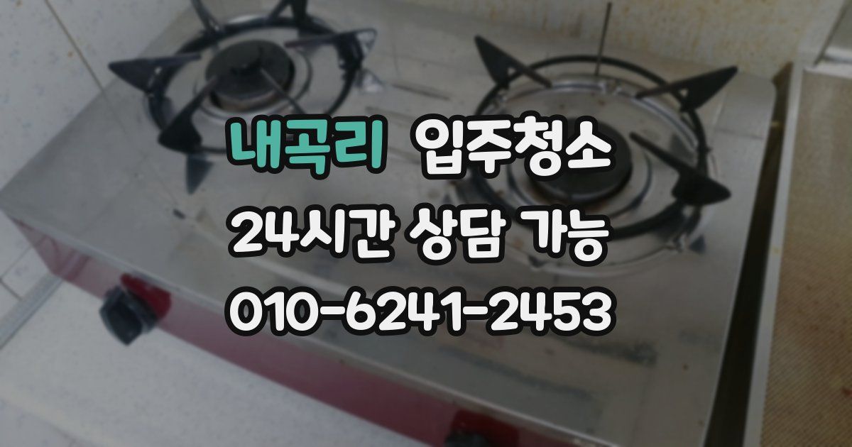 내곡리 입주청소