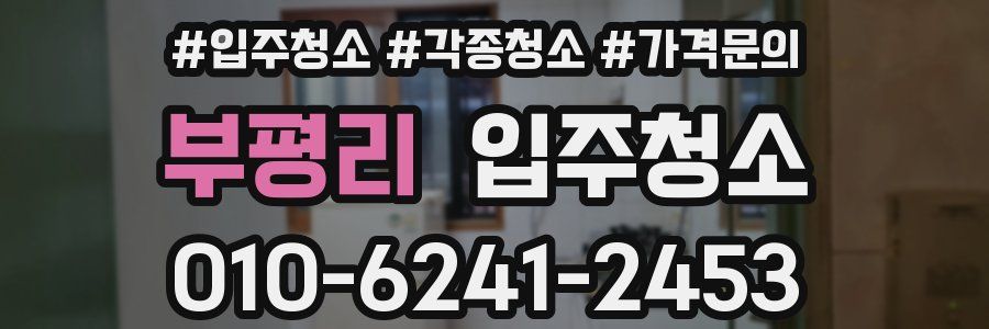 부평리 이사청소