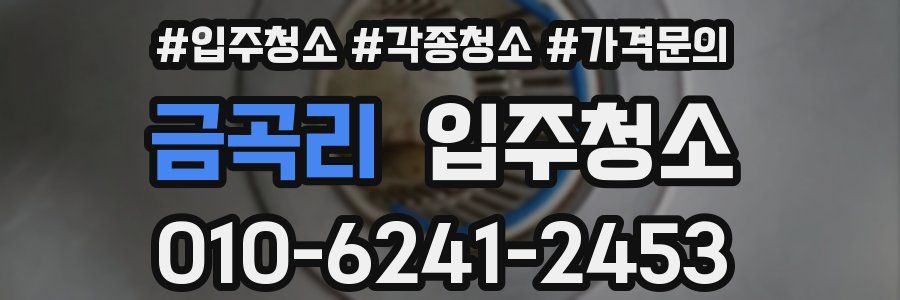 금곡리 이사청소