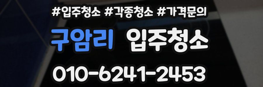 구암리 이사청소