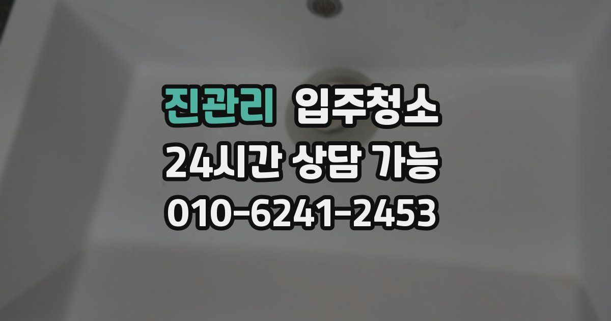 진관리 입주청소