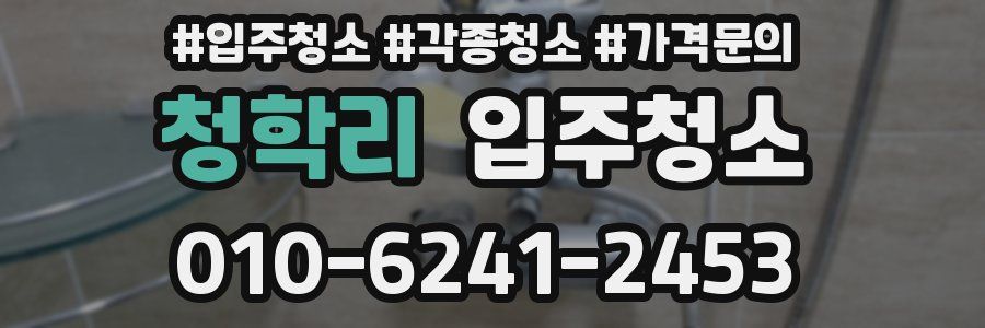 청학리 이사청소