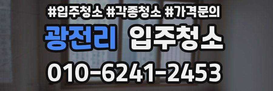 광전리 이사청소