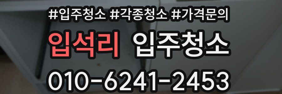 입석리 이사청소