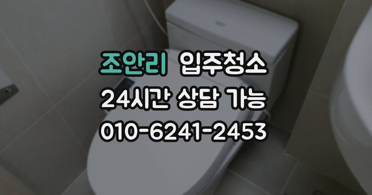 조안리 입주청소