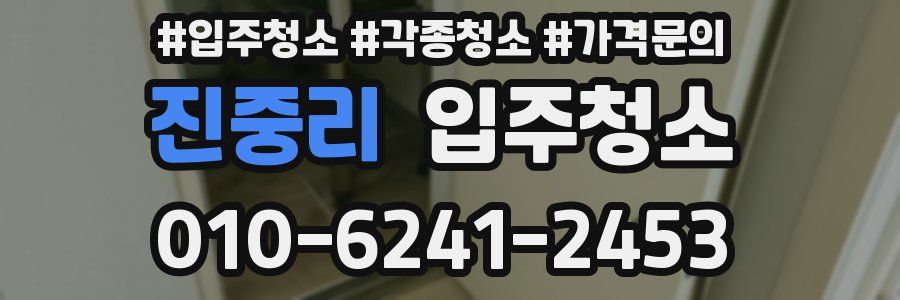 진중리 이사청소