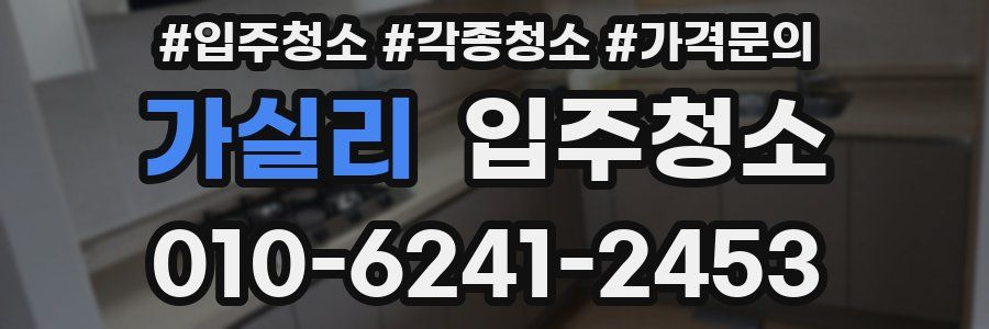 가실리 이사청소