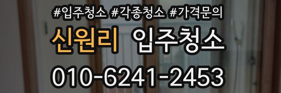 신원리 이사청소