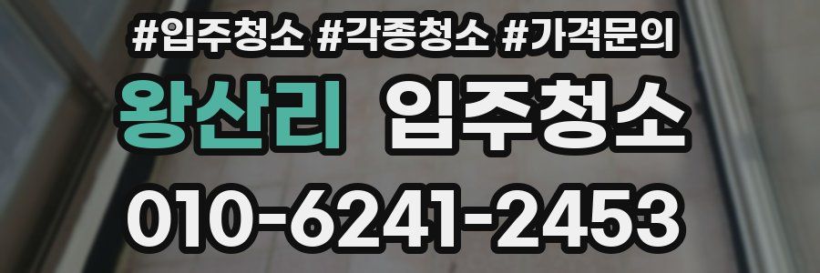 왕산리 이사청소