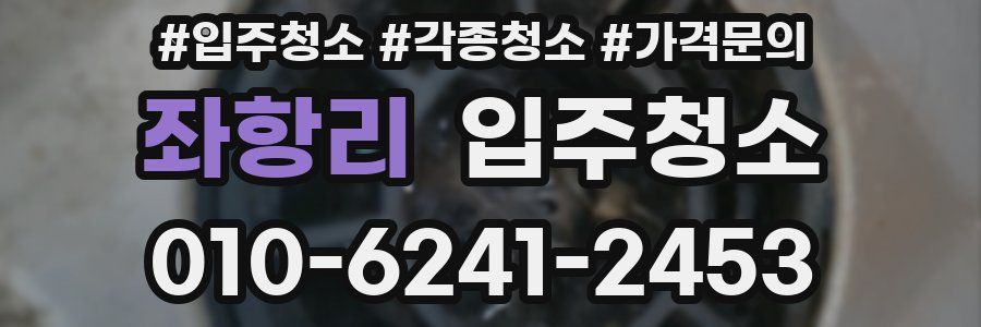 좌항리 이사청소