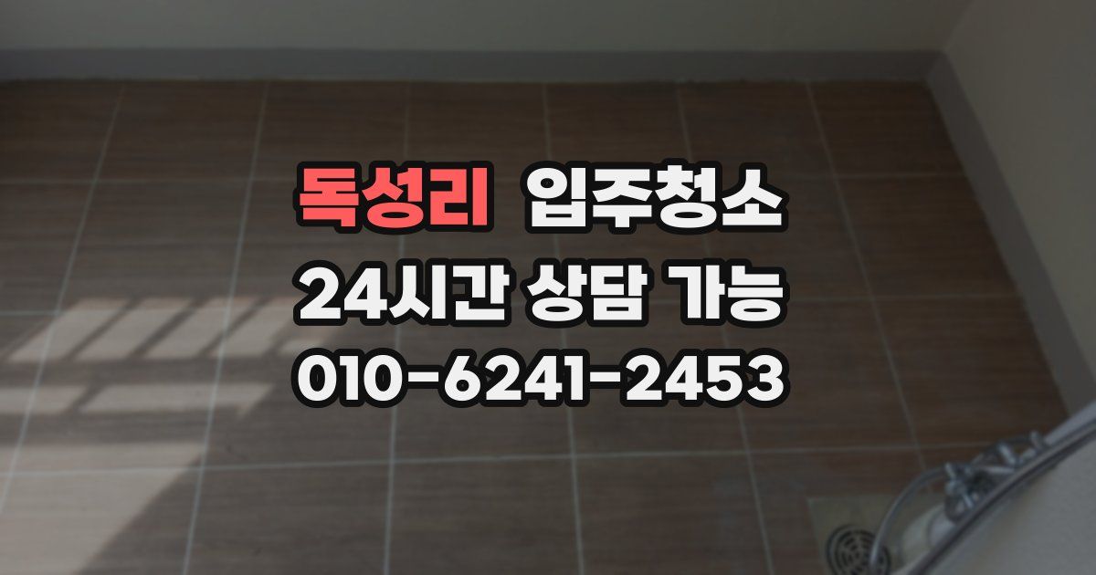 독성리 입주청소