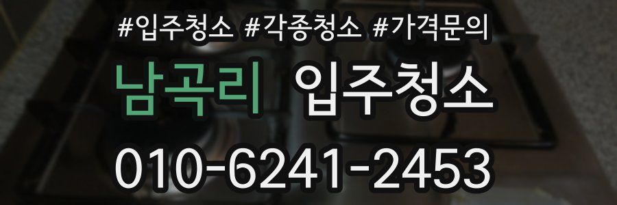 남곡리 이사청소