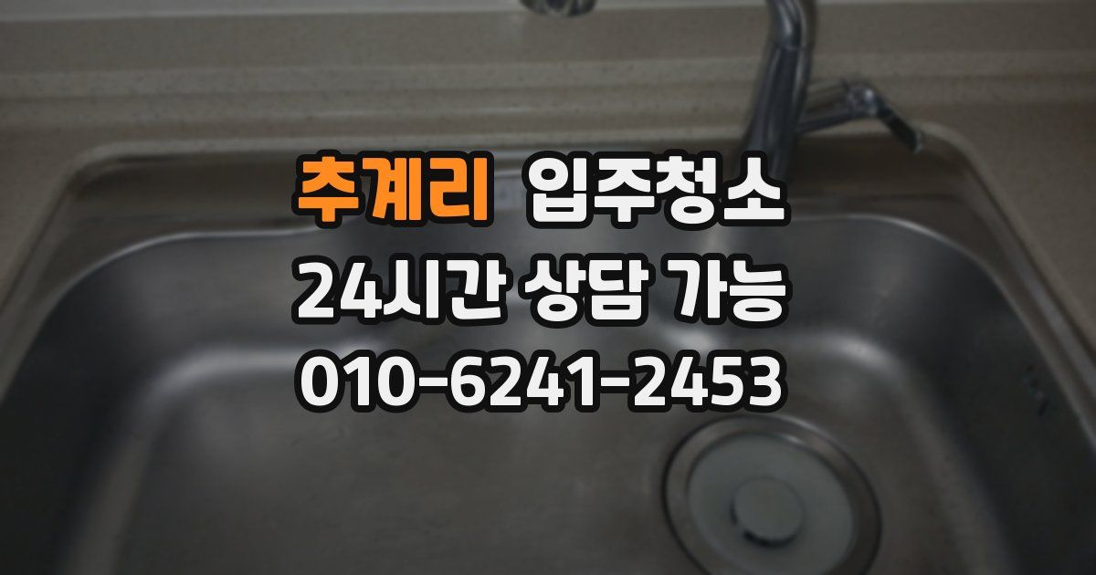 추계리 입주청소