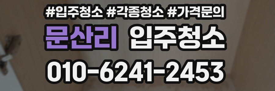 문산리 이사청소