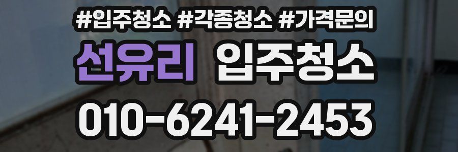 선유리 이사청소