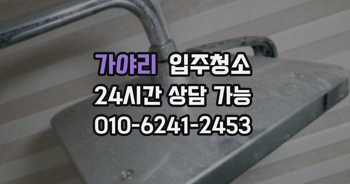 가야리 입주청소