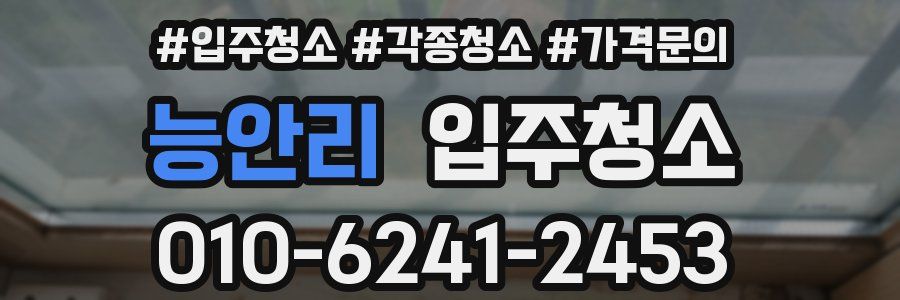 능안리 이사청소