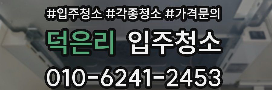 덕은리 이사청소