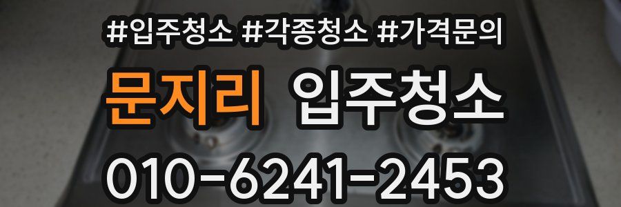 문지리 이사청소
