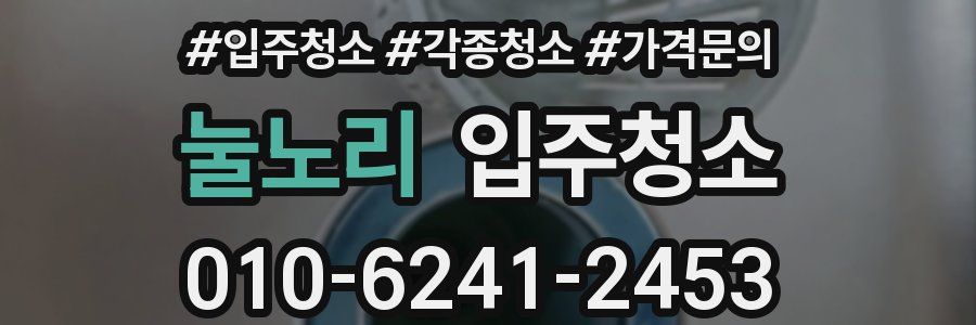 눌노리 이사청소