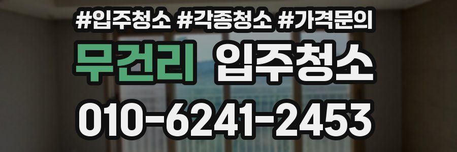 무건리 이사청소