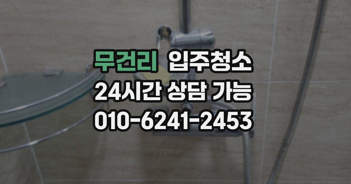 무건리 입주청소