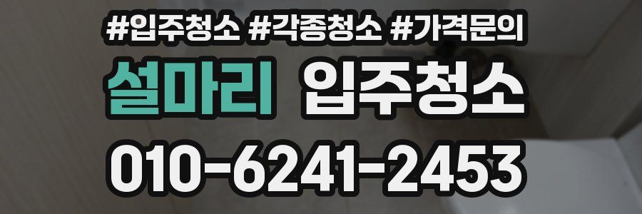 설마리 이사청소