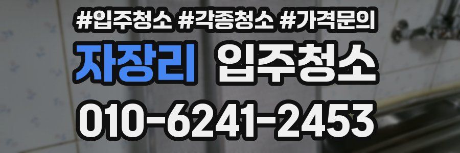 자장리 이사청소