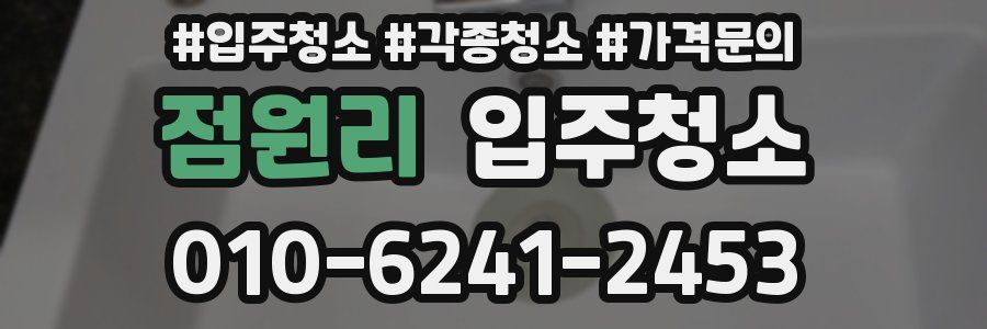 점원리 이사청소