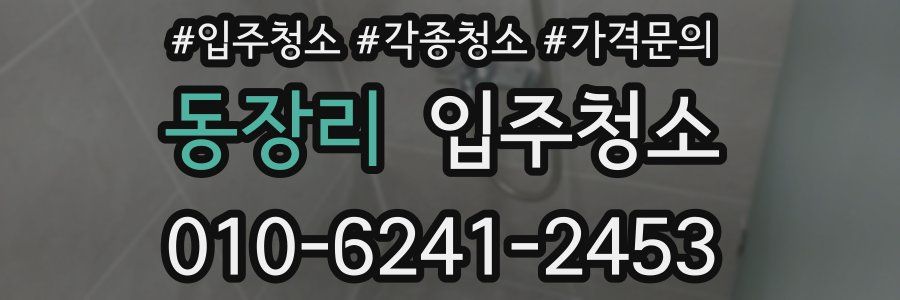 동장리 이사청소