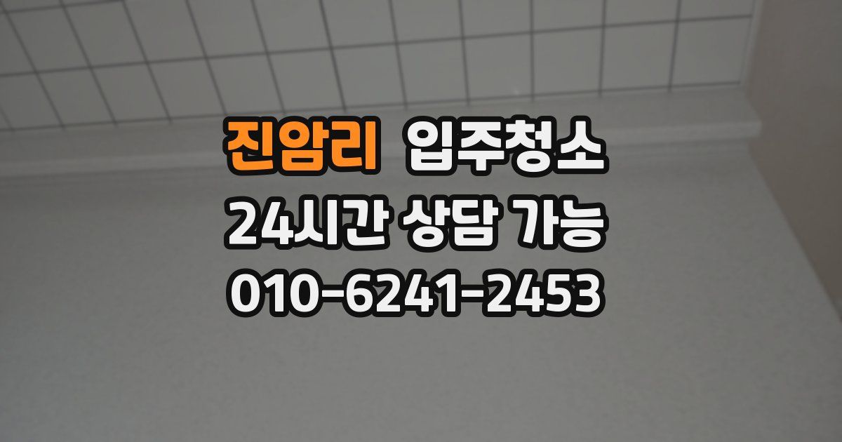 진암리 입주청소